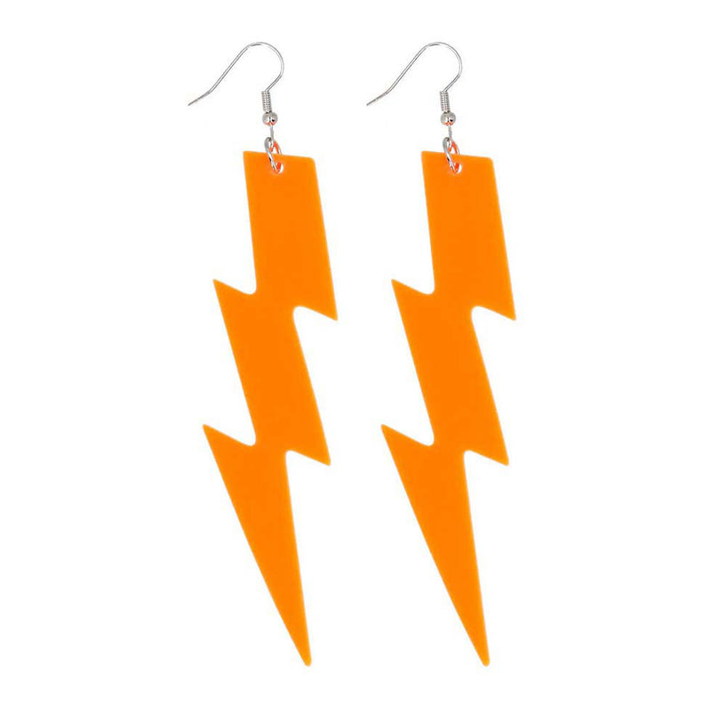 Afbeelding laden in galerijviewer, Boland oorbellen flash neon oranje
