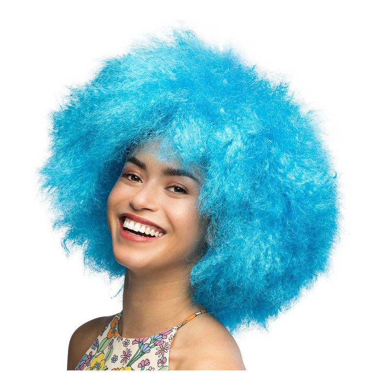 Afbeelding laden in galerijviewer, Boland pruik sugar neon blauw
