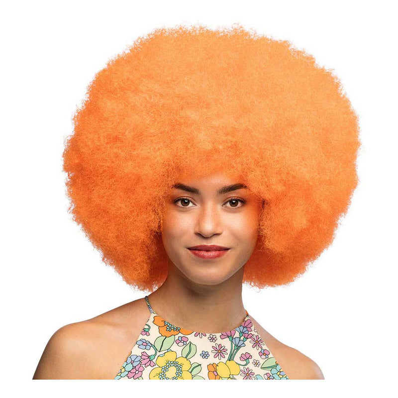 Afbeelding laden in galerijviewer, Boland pruik sugar neon oranje
