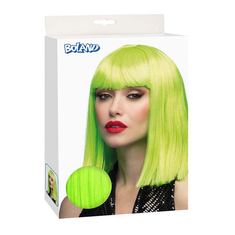 Afbeelding laden in galerijviewer, Boland pruik dance neon groen
