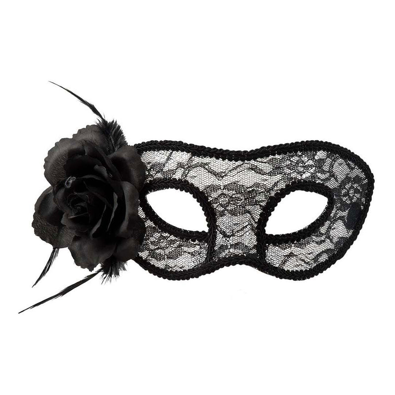 Afbeelding laden in galerijviewer, Boland kanten oogmasker mystique zwart
