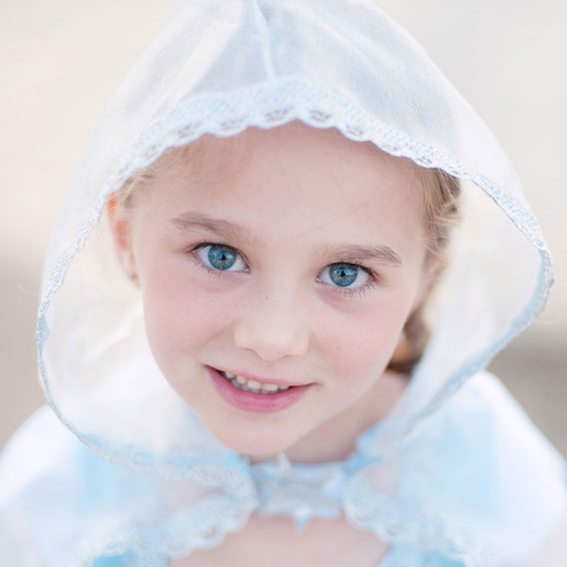 Afbeelding laden in galerijviewer, Great pretenders prinsessen cape lichtblauw, 3-4 jaar
