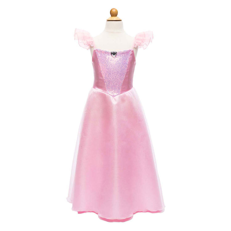 Afbeelding laden in galerijviewer, Great pretenders - verkleedjurk prinses roze - 3-4 jaar
