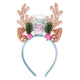 Great pretenders holiday rudolph kersthaarband voor kinderen - roze mint