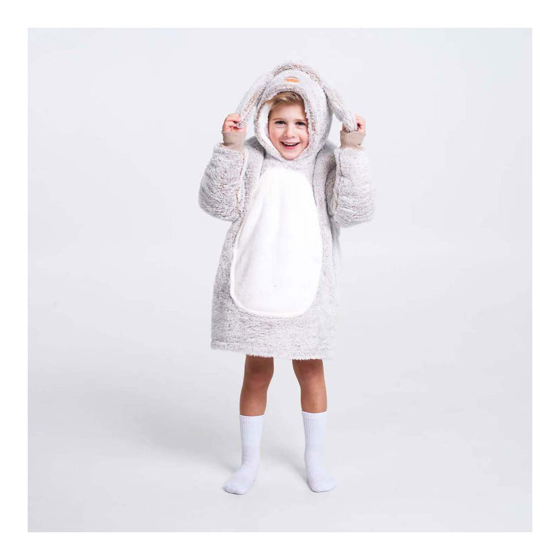 Afbeelding laden in galerijviewer, Noxxiez knuffel hoodie small trui konijn, 3-6 jaar
