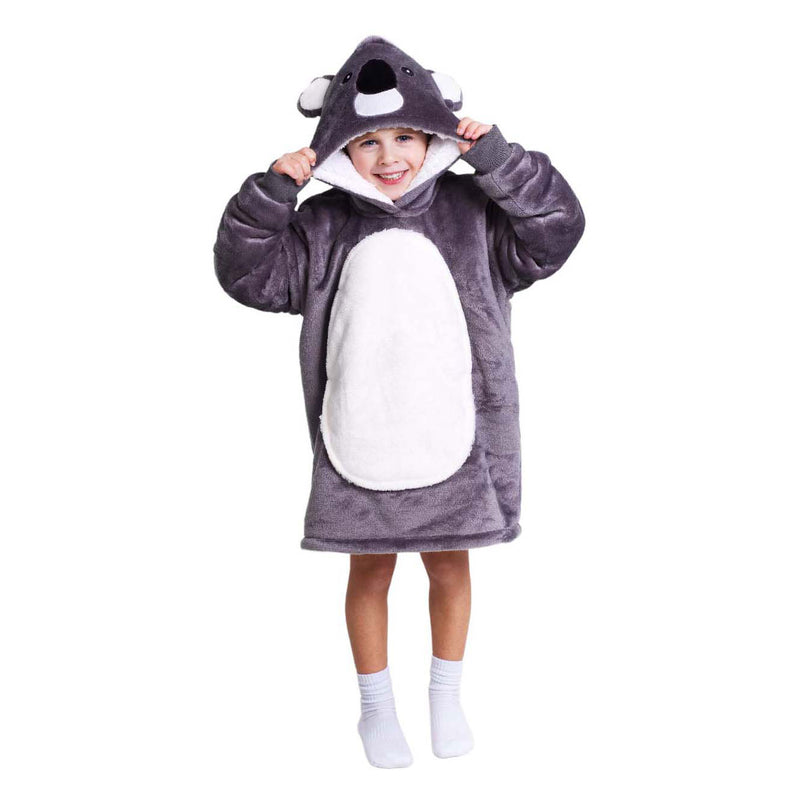 Afbeelding laden in galerijviewer, Noxxiez knuffel hoodie small trui koala, 3-6 jaar
