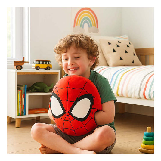 Noxxiez handwarmer knuffelkussen spiderman