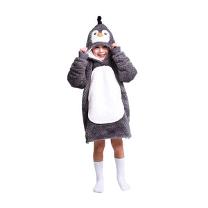 Noxxiez knuffel hoodie small trui pinguin, 3-6 jaar