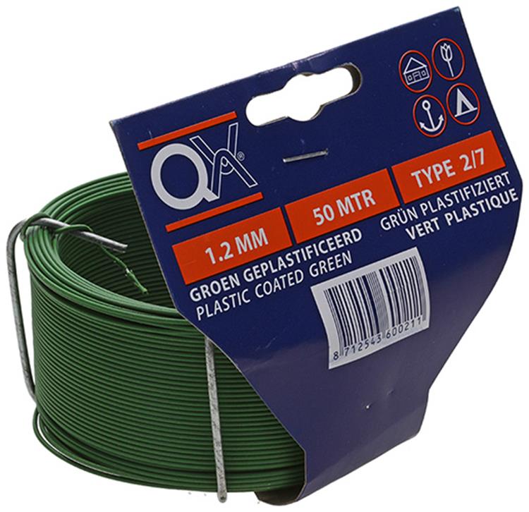 Afbeelding laden in galerijviewer, Qx 1013369 - binddraad groen plastif. 1,2mm n.2 7 | 5 stuks

