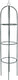 Nature - obelisk - h190 x 40 x 40cm - groen - metaal