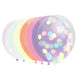 Haza witbaard ballonnen pastel, 10st.