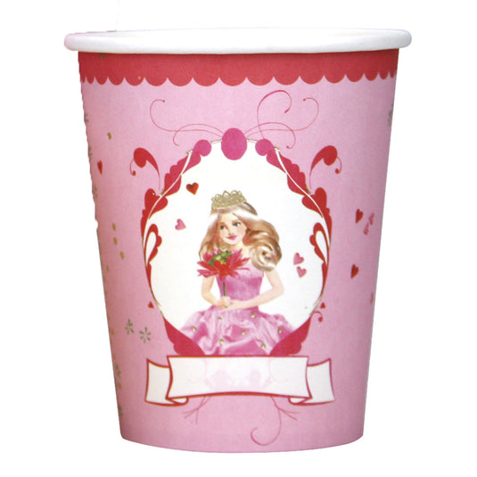 Haza witbaard bekers prinses, 8st.