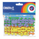 Haza witbaard foamstickers voertuigen, 72st.