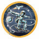 Haza witbaard astronaut bordjes, 8st.
