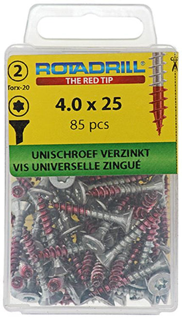 Rotadrill 1039934 - universeelschroef vktx vz 4.0x25mm (85) | 6 stuks