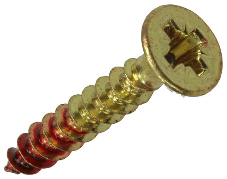 Afbeelding laden in galerijviewer, Rotadrill 1039889 - universeelschroef messing vk pzd 4,0x25mm (7) | 6 stuks
