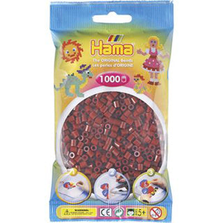 Hama strijkkralen 1000 stuks bordeauxrood | 5 stuks