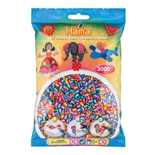Hama strijkkralen 3000 stuks 2 kleurig gemixed | 5 stuks