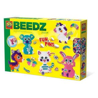 SES Strijkkralenset - FunPins Glitter Dieren