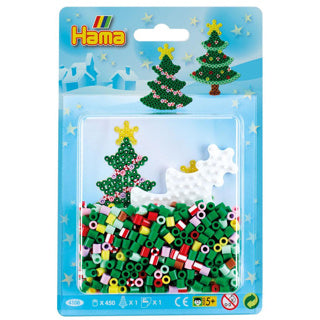 Afbeelding laden in galerijviewer, Hama strijkkralen blister pack kerstboom 450 stuks | 6 stuks
