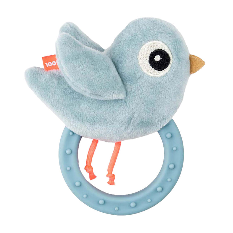 Afbeelding laden in galerijviewer, Done by deer rammelaar met koord birdee blauw
