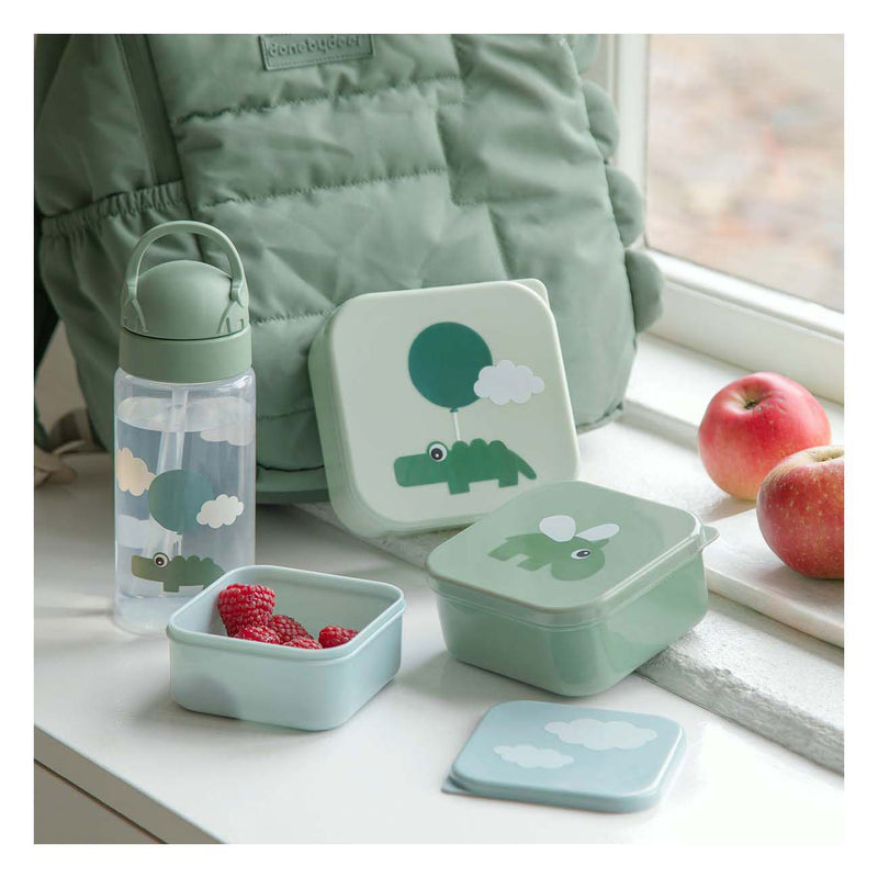 Afbeelding laden in galerijviewer, Done by deer snackbox blije wolken groen, 3st.
