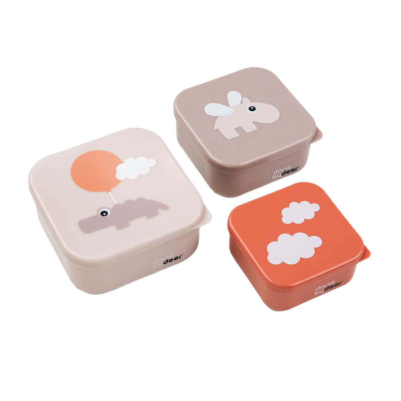Afbeelding laden in galerijviewer, Done by deer snackbox blije wolken roze, 3st.
