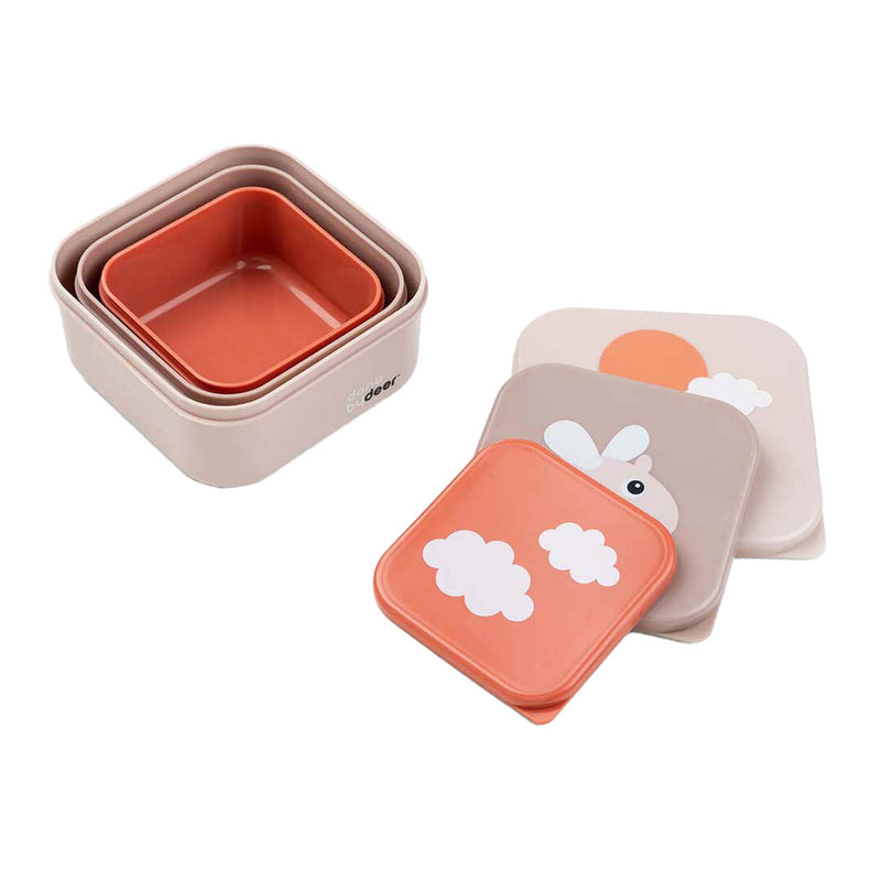 Afbeelding laden in galerijviewer, Done by deer snackbox blije wolken roze, 3st.

