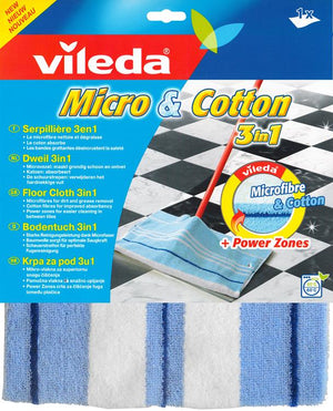 Vileda 1002839 - micro coton dweil 50x60 | 12 stuks