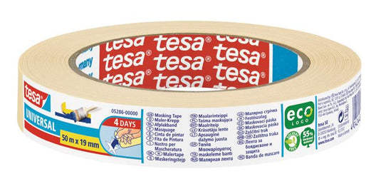 Afplakband universal ecologo tesa 50mx19mm chamois