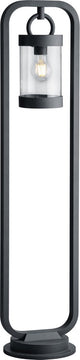 Trio sambesi - paalverlichting - antraciet - excl. 1x e27 4w - schemeringsensor - buitenverlichting - ip44