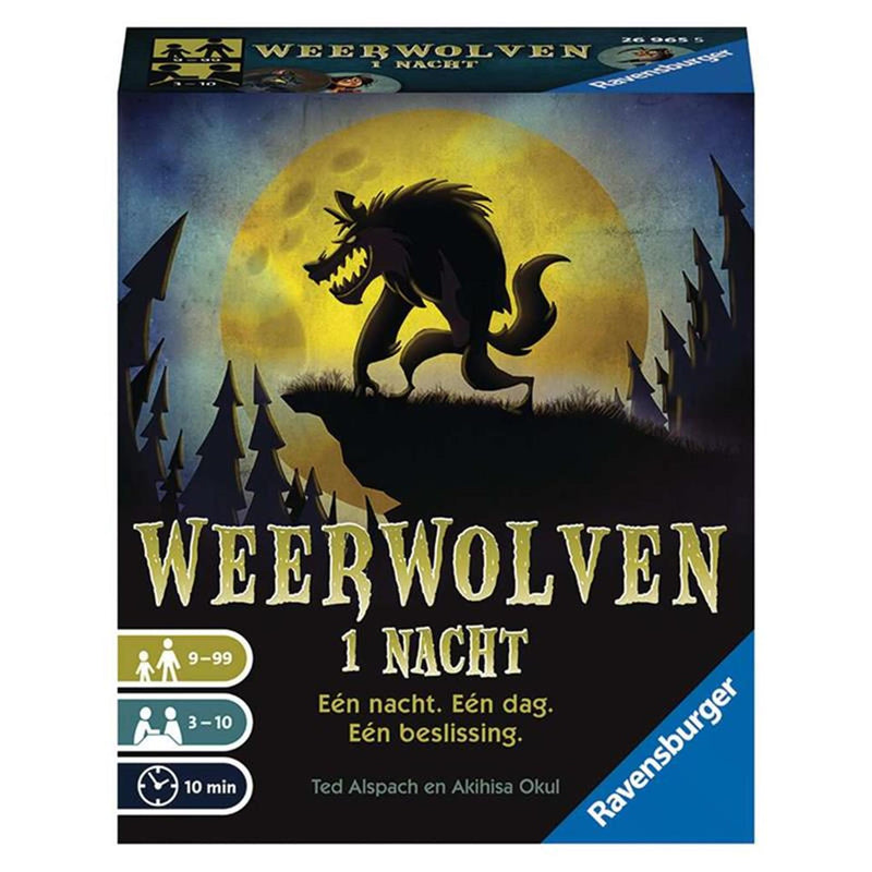 Afbeelding laden in galerijviewer, Ravensburger weerwolven 1 nacht kaartspel nl
