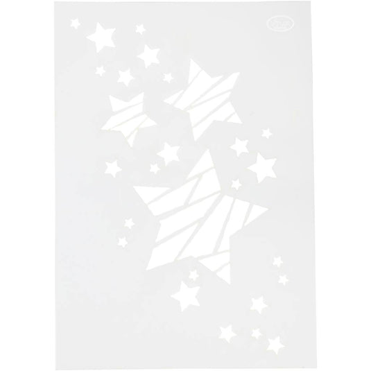 Https: www.cchobby.nl flexibel-sjabloon-sterren-a4-vel-210x297-mm-1-stuk-26979