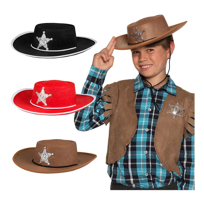 Afbeelding laden in galerijviewer, Boland cowboyhoed vilt
