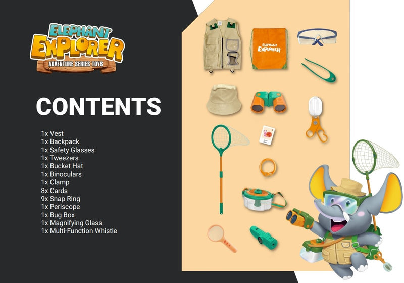 Afbeelding laden in galerijviewer, Byomic kids explorer set 28-delig
