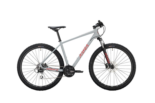 Kayza mtb hardtail garua 4 mod. 22 bike garua 4 29 56 hardtail 24sp grey red