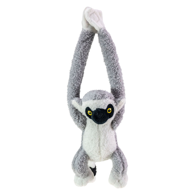Afbeelding laden in galerijviewer, Tactic jungle mates knuffel - lemur maki grijs zwart
