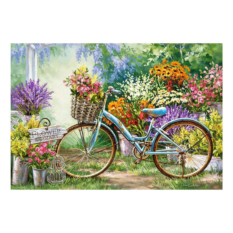 Afbeelding laden in galerijviewer, Castorland the flower mart – puzzel – 1.000 stukjes – satijnen afwerking – perfecte pasvorm – europese kwaliteit
