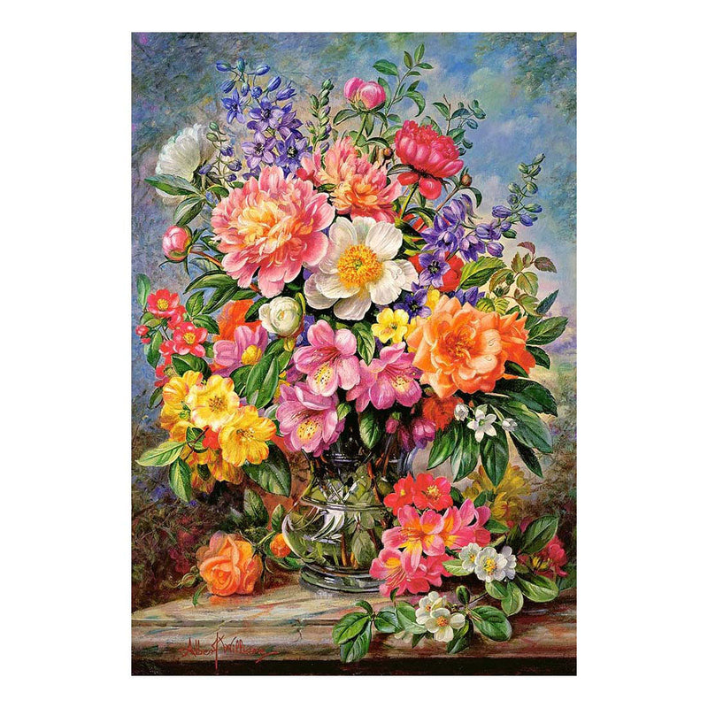 Afbeelding laden in galerijviewer, Castorland legpuzzel june flowers in radiance, 1000st.
