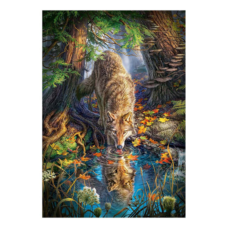 Afbeelding laden in galerijviewer, Castorland wolf in the wild – puzzel – 1.500 stukjes – satijnen afwerking – perfecte pasvorm – europese kwaliteit
