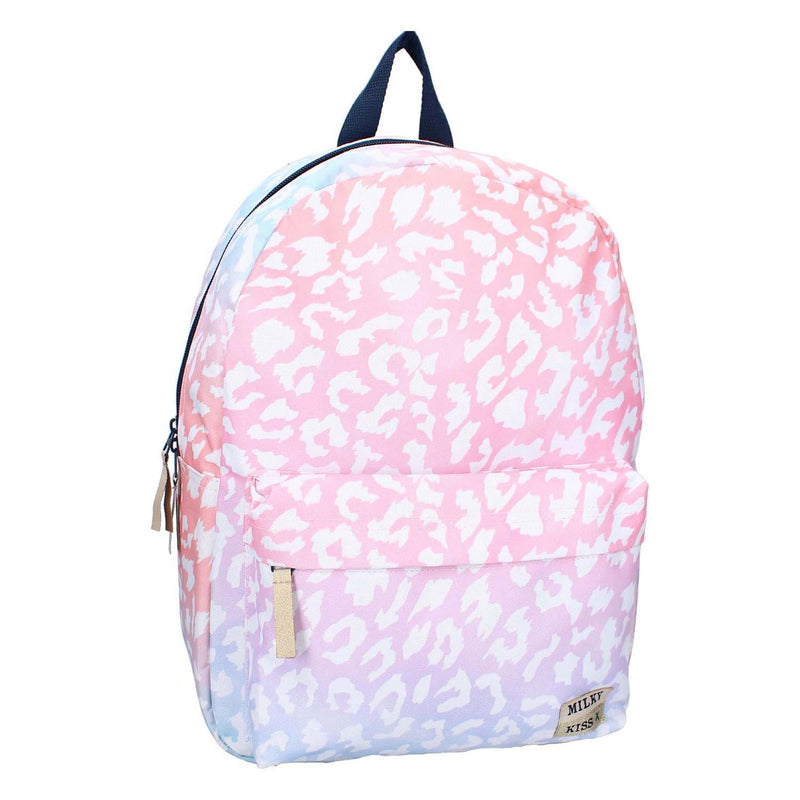 Afbeelding laden in galerijviewer, Milky kiss rugzak bold style luipaardprint
