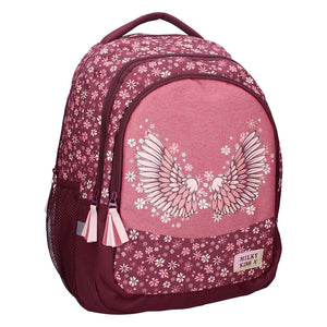 Milky kiss rugzak wild bliss bloemen, 3-vaks