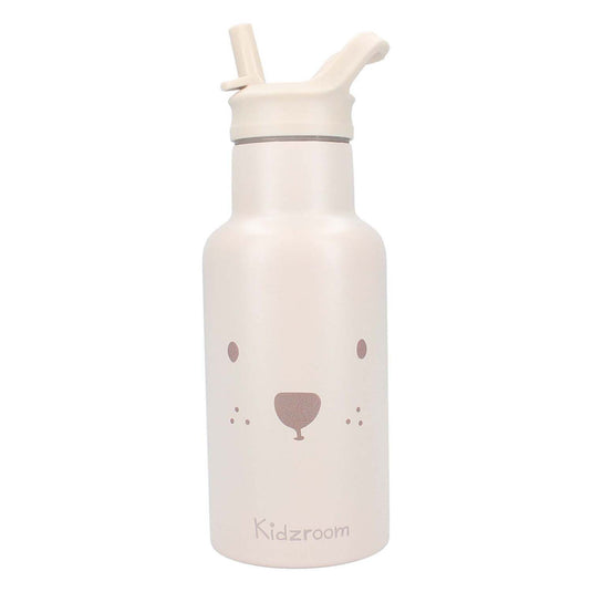 Kidzroom drinkfles sweet sips teddybeer, 350ml