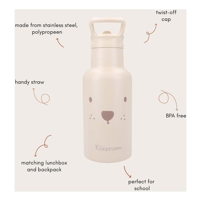 Afbeelding laden in galerijviewer, Kidzroom drinkfles sweet sips teddybeer, 350ml
