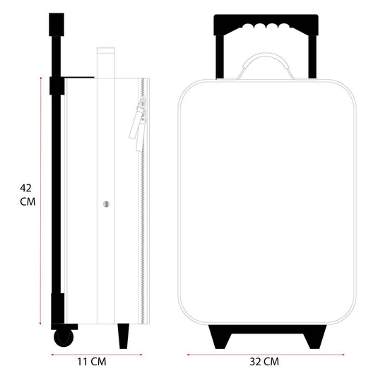 Vadobag spider-man trolley koffer star of the show