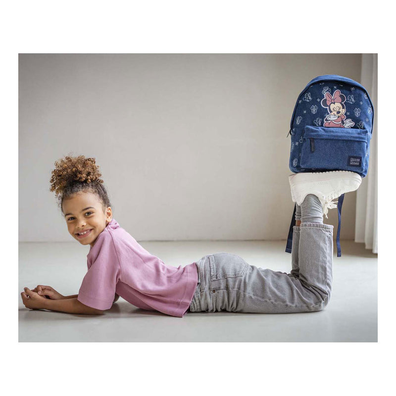 Afbeelding laden in galerijviewer, Vadobag minnie mouse rugzak denim revival
