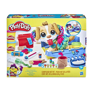 Afbeelding laden in galerijviewer, Play-doh dierenarts speelset - boetseerklei - inclusief 5 potjes - knutselen voor kinderen
