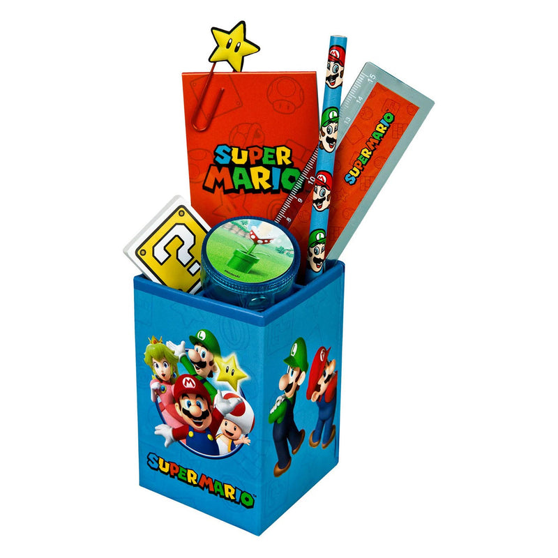 Afbeelding laden in galerijviewer, Undercover super mario bureauset, 7dlg.
