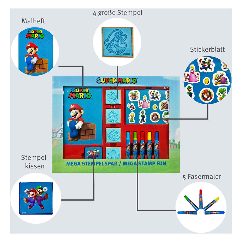 Afbeelding laden in galerijviewer, Undercover super mario mega stempelset
