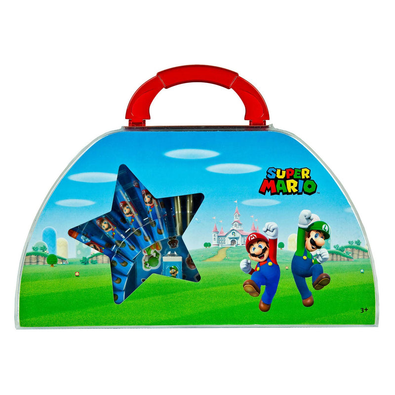 Afbeelding laden in galerijviewer, Merkloos sans marque super mario kleurkoffer, 51dlg.
